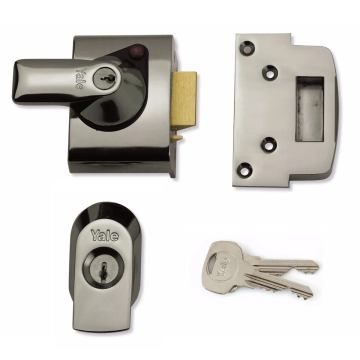 Yale PBS2 40mm High Security Nightlatch BS3621 Chrome