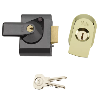 Yale PBS2 40mm High Security Nightlatch BS3621 DMG/PB