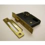 Guardian G7050 63Mm Satin Brass Oval sash door lock Case Only thumbnail