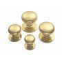 M47/A 25mm Victorian Cupboard Door Knob Polished Brass thumbnail