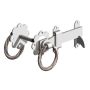 1137 178Mm Ring Gate Catch Spelter Galvanised thumbnail