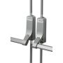 Exidor 284 Silver Plain Meeting Double Door Panic Bolt Set EN 1125 thumbnail