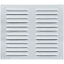 152 x 152mm Louvre Vent Polished Stainless HD5639 thumbnail