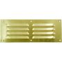 305 x 152mm Louvre Vent Polished Brass HD5636 thumbnail