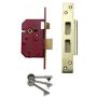 Union 2234E 5 Lever Sashlock 67mm Polished Brass BS3621 thumbnail