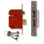 Union 2234E 5 Lever Sashlock 80mm Satin Chrome BS3621 thumbnail