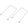 IS8088 White 200mm Shelving Book Support (1 Pair) thumbnail