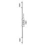 Maco r.a.i.l ma202702sc 800mm espagnolette window lock thumbnail