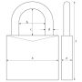 Abus 158/50 Combination Padlock thumbnail