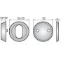 Assa 2356 Classic Accessory Set Satin Chrome thumbnail