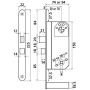 Assa 765 Modular Sashlock 50mm Satin Chrome thumbnail