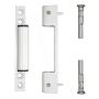 H115WHF White UPVC Flat Door Hinge (Single Hinge) thumbnail