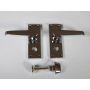 M31WC Victorian Privacy Door Handle Polished Brass thumbnail