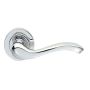 Manital AQ3CP Apollo Round Rose Door Handle Polished Chrome thumbnail