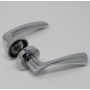 Acton Round Rose Fire Door Handle Polished Chrome FD30/60 thumbnail