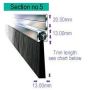 FS5/50 50mm Brush Draught Excluder 3M Length Aluminium Carrier thumbnail
