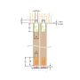 Henderson Loretto Sliding Cabinet Door Gear Set D5 thumbnail