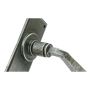 From The Anvil Avon Lever Latch Door Handle Set Pewter Patina  thumbnail