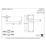 From The Anvil Avon Lever Latch Door Handle Set Pewter Patina  thumbnail