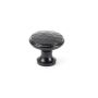 From The Anvil Hammered Cabinet Knob - Black thumbnail