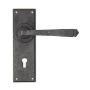 From The Anvil Avon Lever Lock Door Handle Set External Beeswax thumbnail