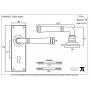 From The Anvil Regency Lever Lock Door Handle Set Black thumbnail
