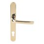 Mila ProLinea Lever Door Handle 92PZ 240mm Backplate Gold PVD (050424) thumbnail