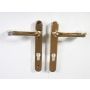Mila ProLinea Lever Door Handle 92PZ 220mm Backplate Gold PVD (050304) thumbnail