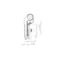 Trojan 3D Composite Door Hinge Chrome thumbnail