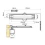 Union RetroV Variable Power Door Closer Silver thumbnail