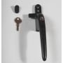 Virage CB09BKR 9mm Black RH Locking Cockspur Window Handle thumbnail