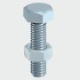 Hex Set Screws & Hex Nuts M6 x 25mm (Bag of 6) thumbnail
