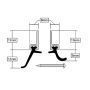 Stormguard Around Door Seal Pin Fix Rubber Seal Kit thumbnail