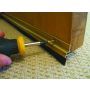 Stormguard 914mm Brassed Rubber BDS Seal Draught Excluder thumbnail