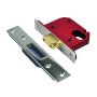 Union Strongbolt Oval Deadlock J21OVS Satin Stainless 76mm thumbnail