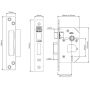 Union Strongbolt 3 Lever Sashlock Brass 76mm J2203 thumbnail