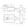 Yale 89 Deadlocking Nightlatch Chrome thumbnail