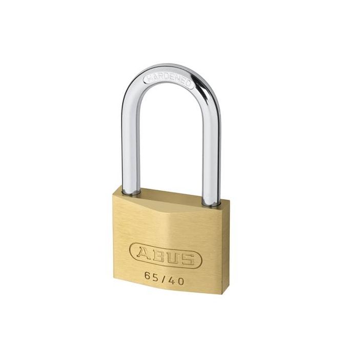 Abus 65HB 40 X 40 Brass Padlock Long Shackle