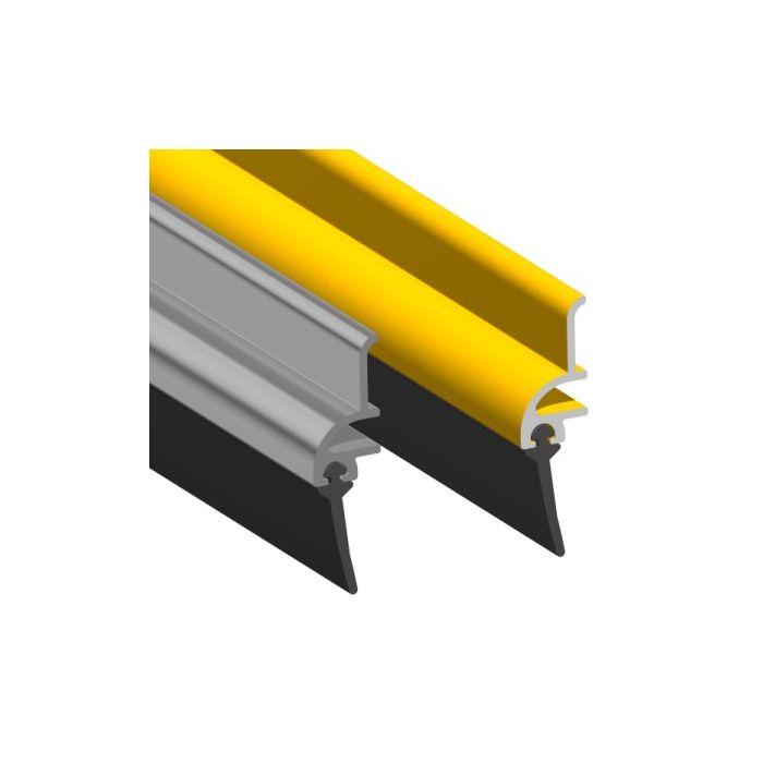 Stormguard 914mm Brassed Rubber BDS Seal Draught Excluder