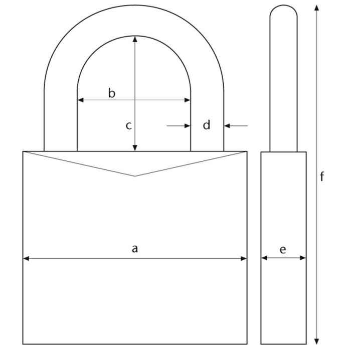 Abus 65/25 Brass Padlock