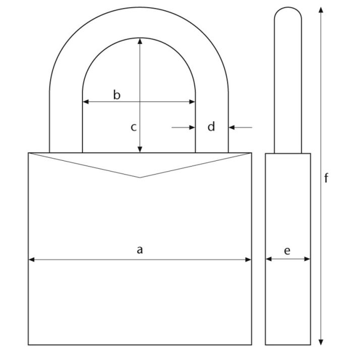 Abus 158/50 Combination Padlock