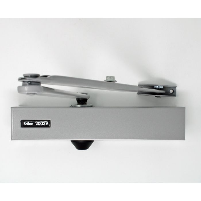 Briton 2003V Overhead Door Closer Silver