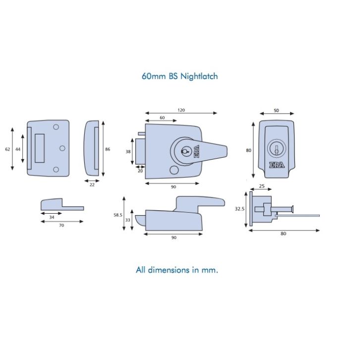 YALE PBS1 British Standard Security Locks £68.50 - Next Day Delivery