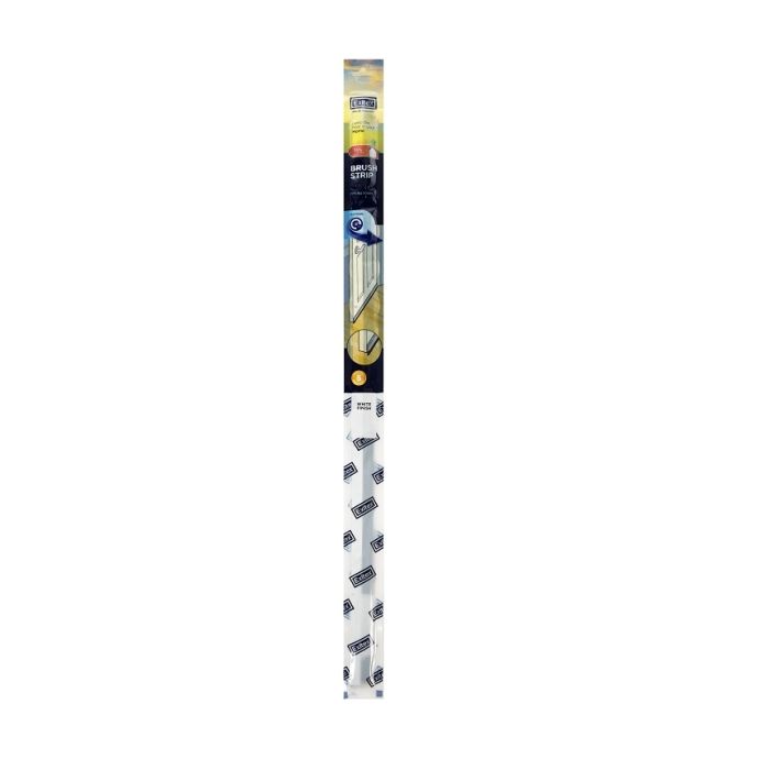 Exitex Brush Strip Draught Excluder 914mm x 22mm White PVC Carrier