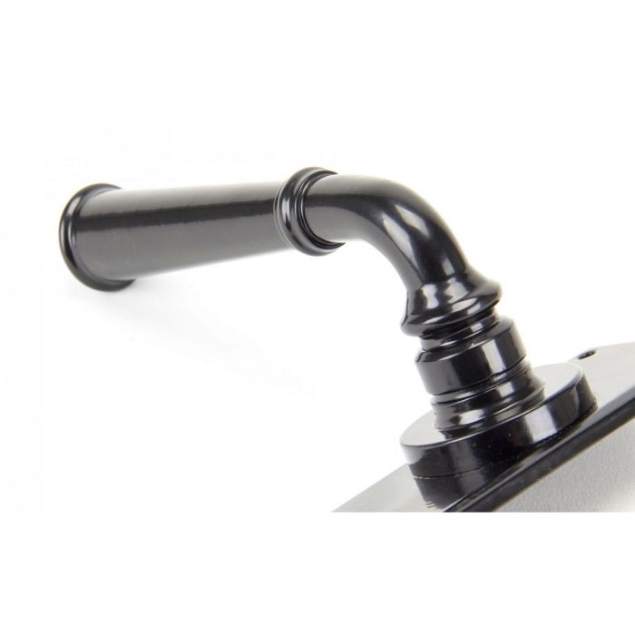 From The Anvil Regency Lever Lock Door Handle Set Black