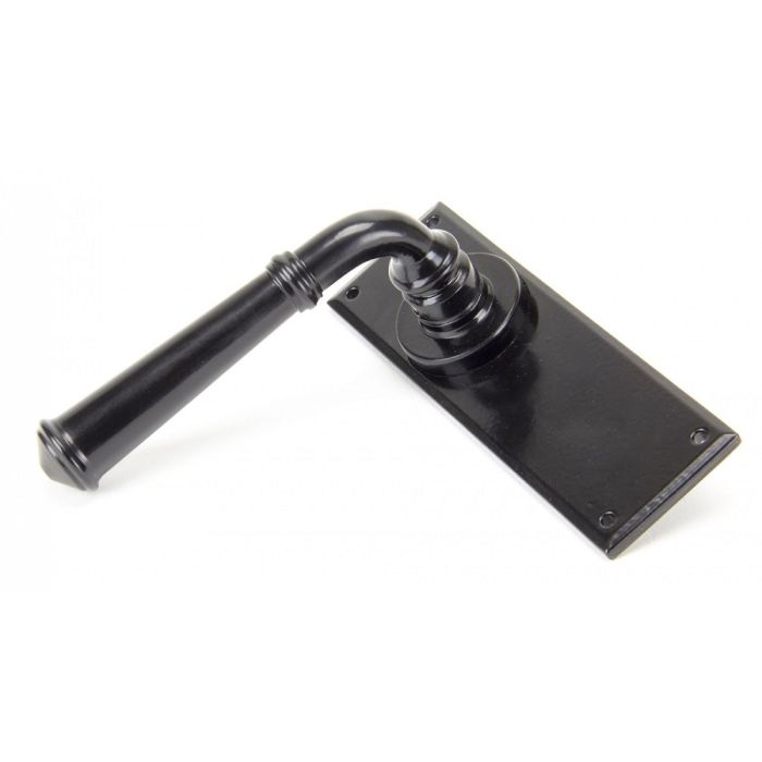 From The Anvil Regency Lever Latch Door Handle Set Black