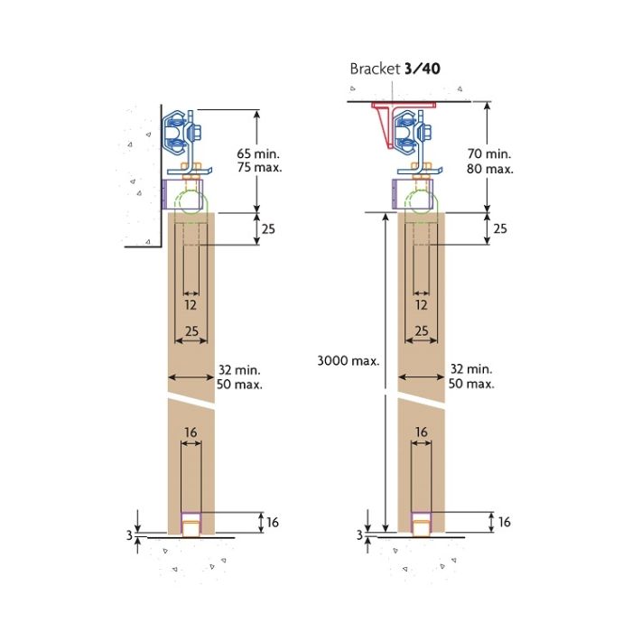 Henderson Marathon Sliding Door Gear Set S9