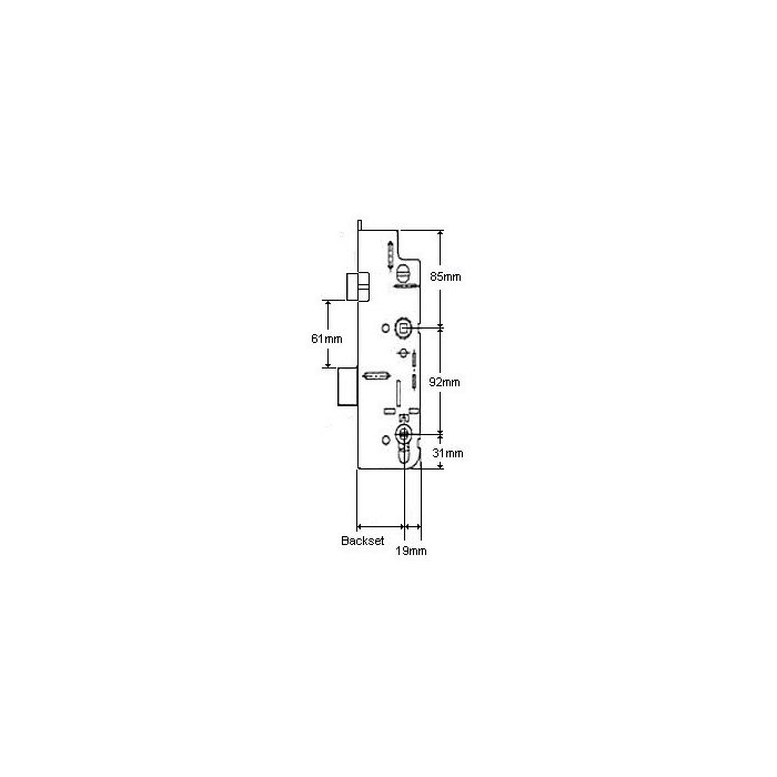 GU Type Old Style 28/30mm Multipoint Centre Case Replacement