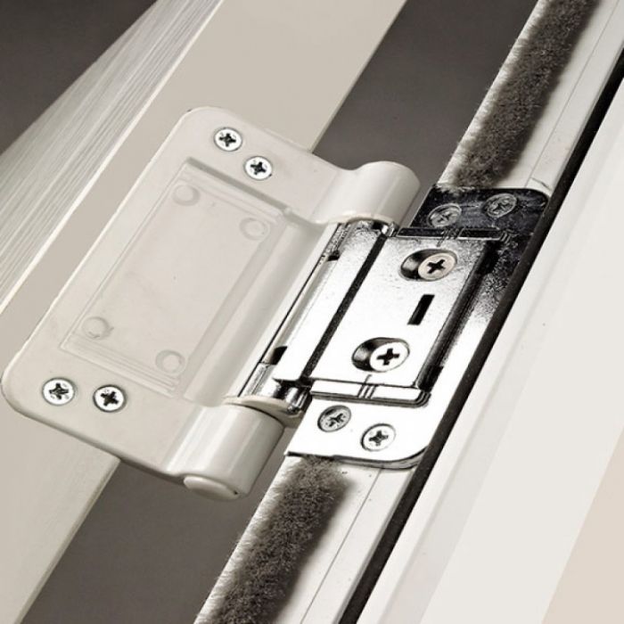 Trojan 3D Composite Door Hinge White