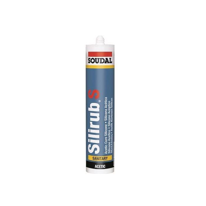 Silirub S Sanitary Acetoxy Sealant S1 Fungicide Clear 300ml